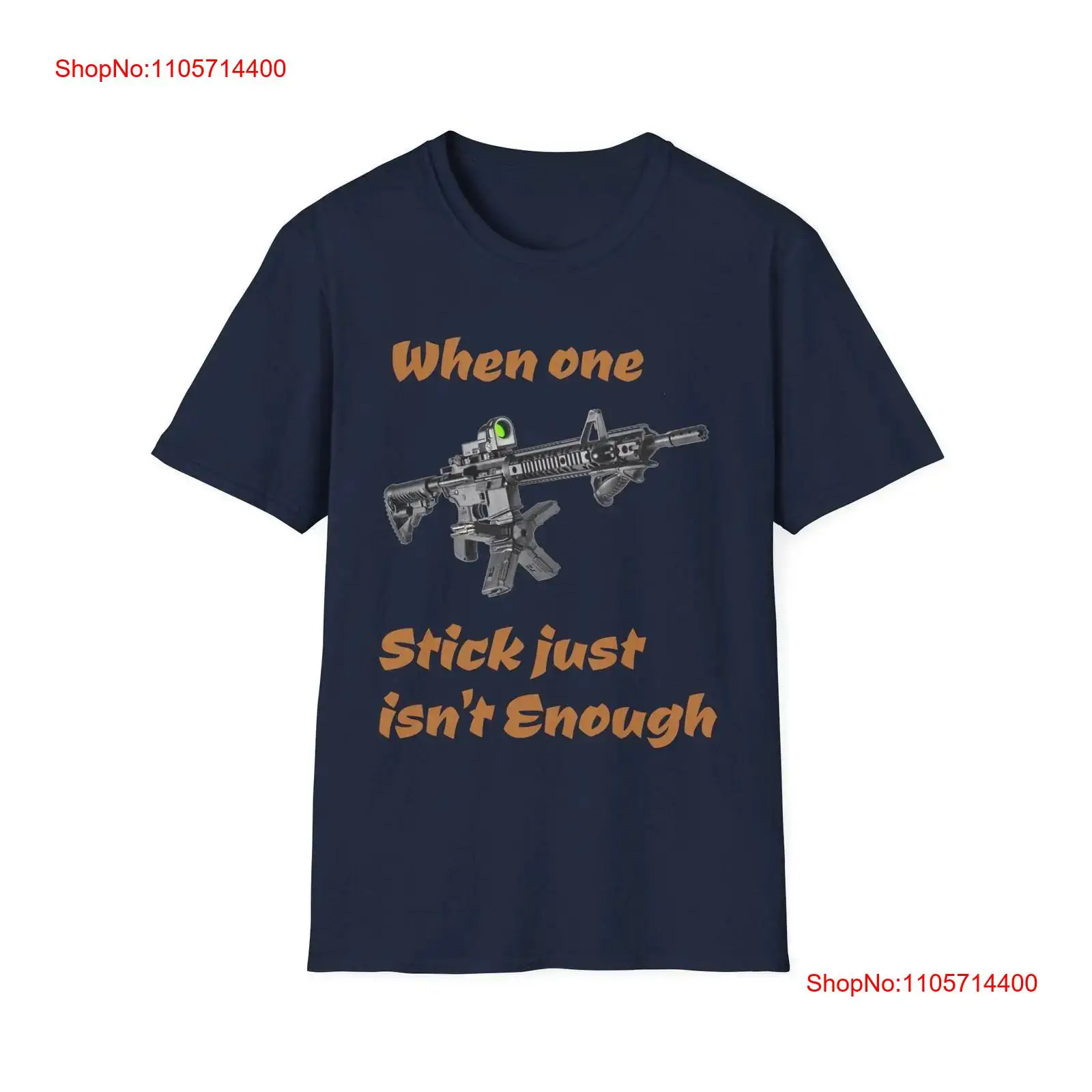 Mens Fashion Magazines - T-shirt vintage délavé, style fusil d'assaut,