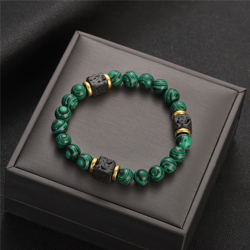 Mens Fashion Help - 1pc Nouveau Bracelet en Malachite pour