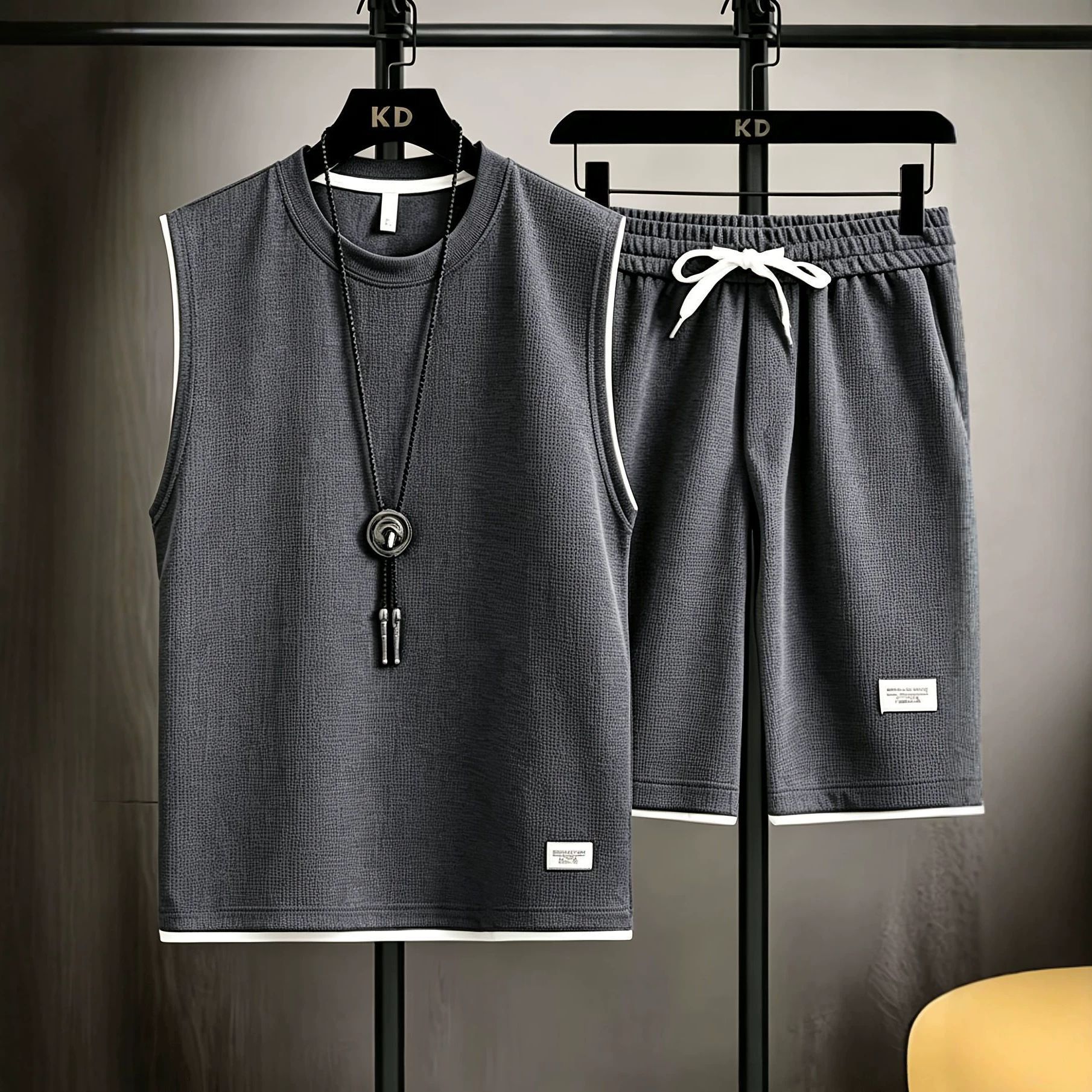 Mens Fashion Vest - Ensemble de vêtements de sport pour