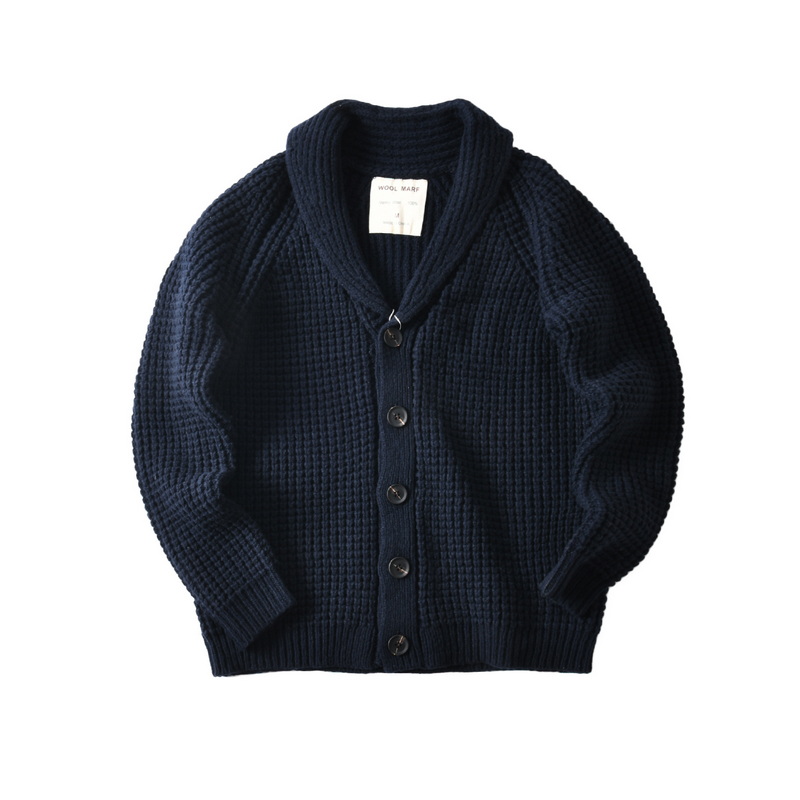Men'S Fashion Zip Sweater - Eu Vintage 100% laine gros pull