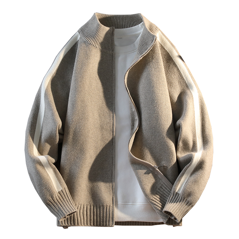 Mens Fashion Mullet - Pull cardigan tendance pour homme, veste