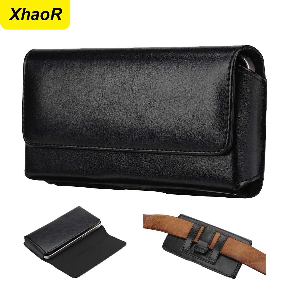 Belt Mens Fashion - Étui universel en cuir avec clip