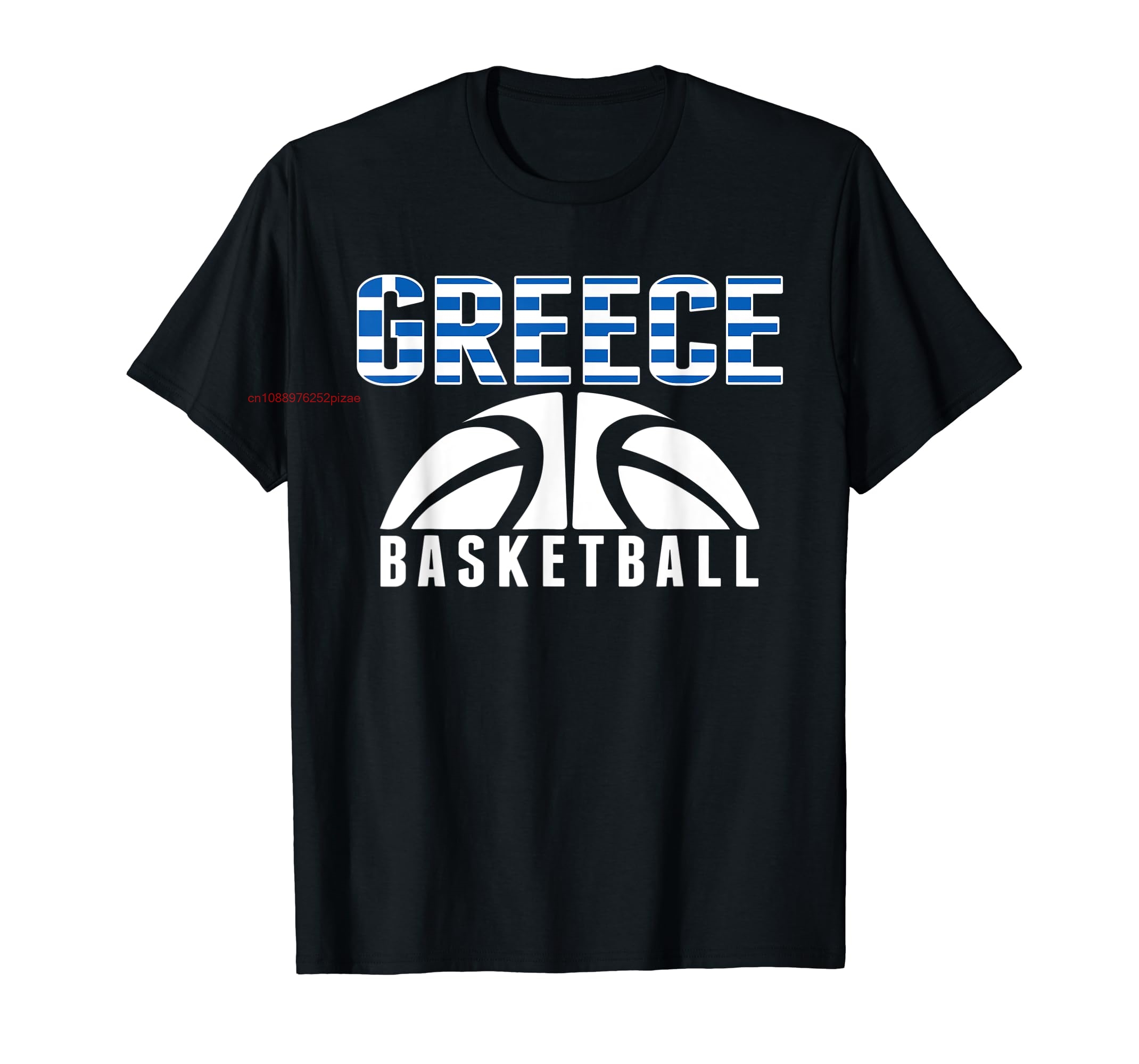 Men'S Fashion Greece - 100% coton grèce Fans de basket-ball