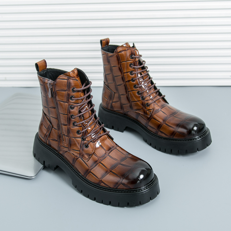 Chelsea Boots Men - Été hommes mode Chelsea bottes noir