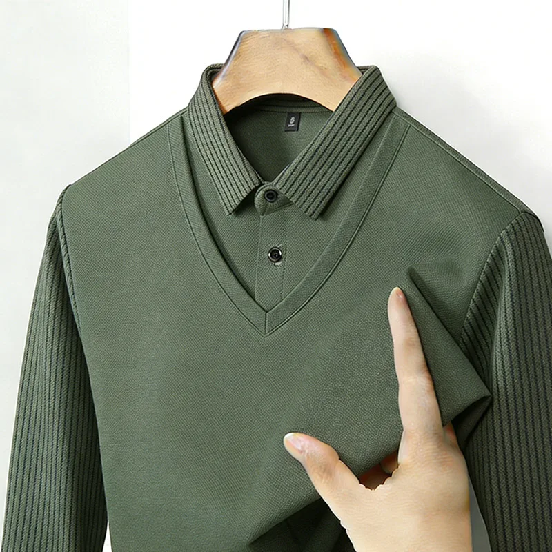Men'S Fashion Advice - Chemise à col en V à