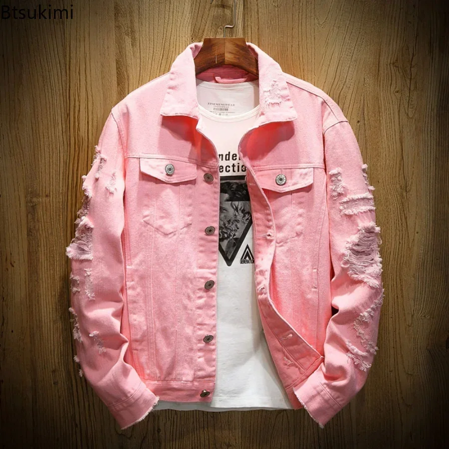 Mens Fashion Denim Jacket - Nouvelle veste en jean pour homme