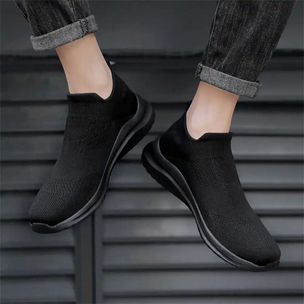Men'S Fashion All Black Outfit - Chaussures de tennis souples pour hommes,