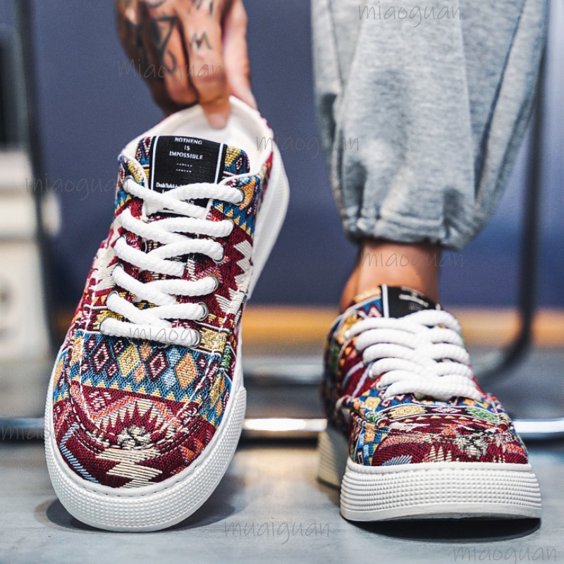 Mens Fashion Mullet - Chaussures en toile pour hommes, pantoufles