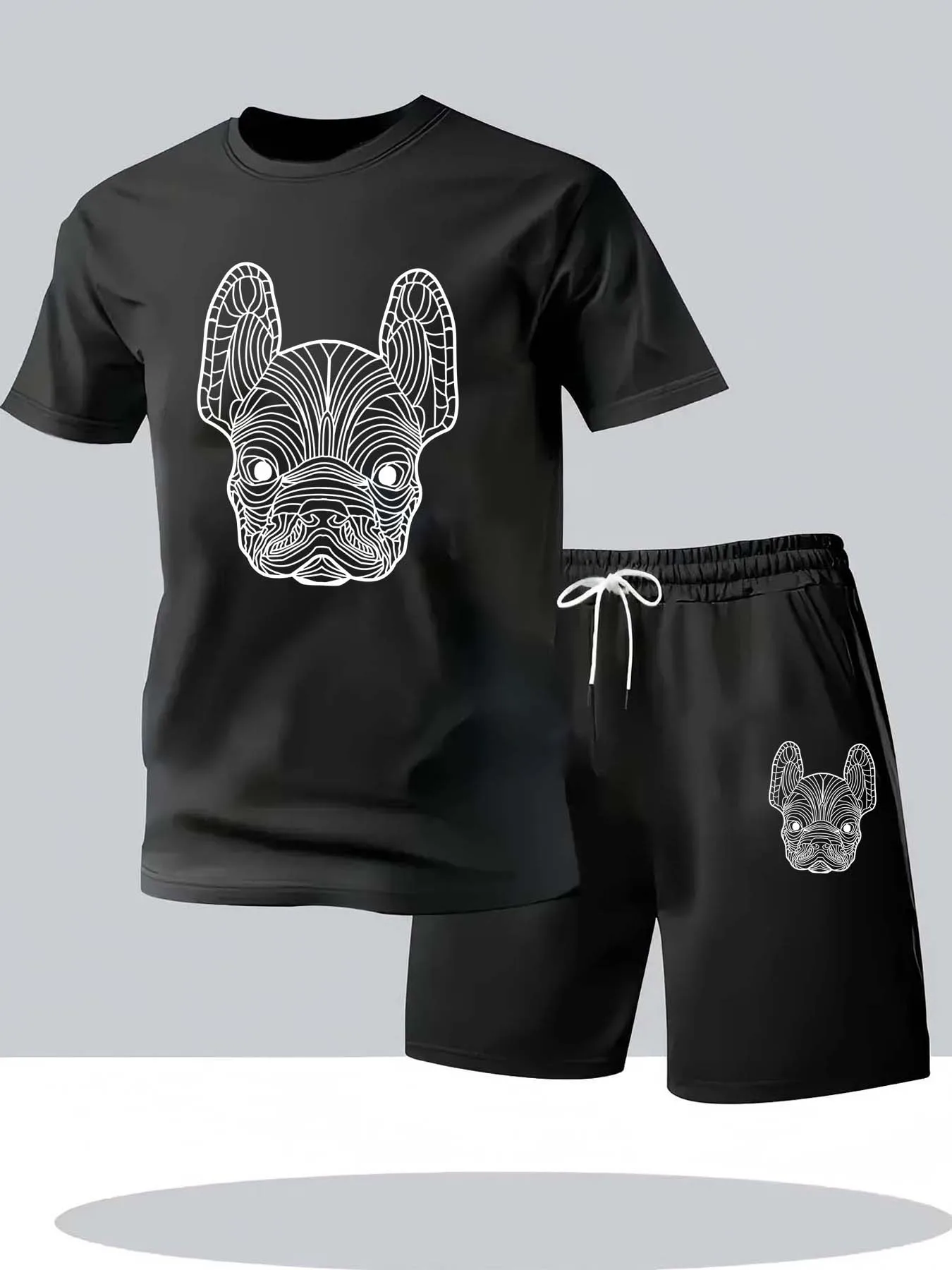Men'S Fashion Advice - Ensemble t-shirt et short à manches