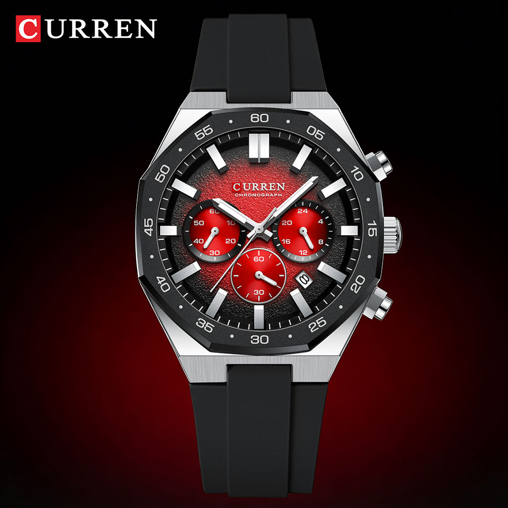 Belt Mens Fashion - Montre sport pour homme CURREN, mode
