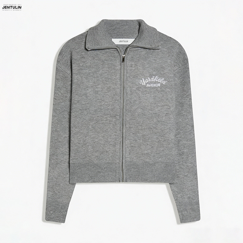 Men'S Fashion Zip Sweater - Rétro Spliced ​ ​ Cardigan court