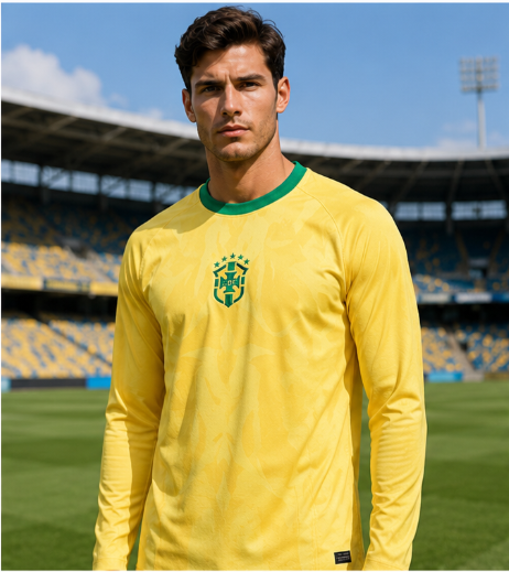Mens Fashion Trends 2026 - Maillot de football à manches longues