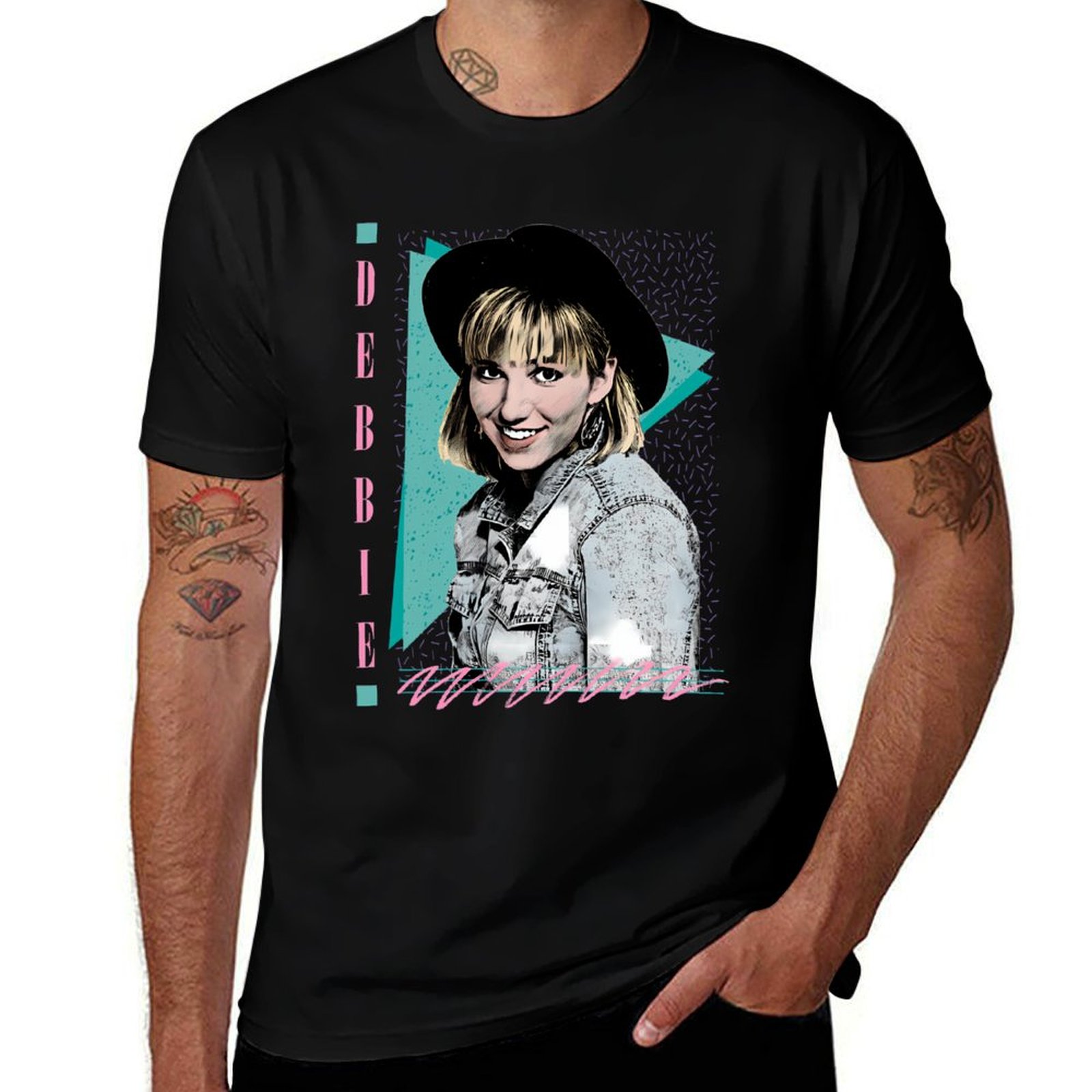 Mens Fashion In The 80S - Debbie Gibson T-shirt esthétique de style