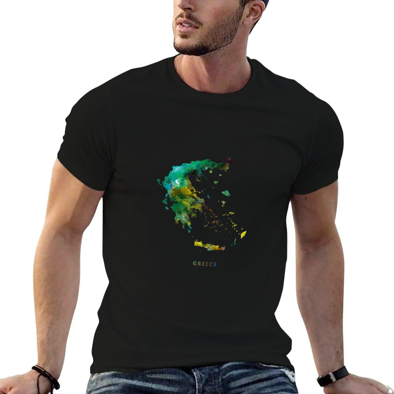 Men'S Fashion Greece - T-shirt grec, vêtements vintage, chemises à