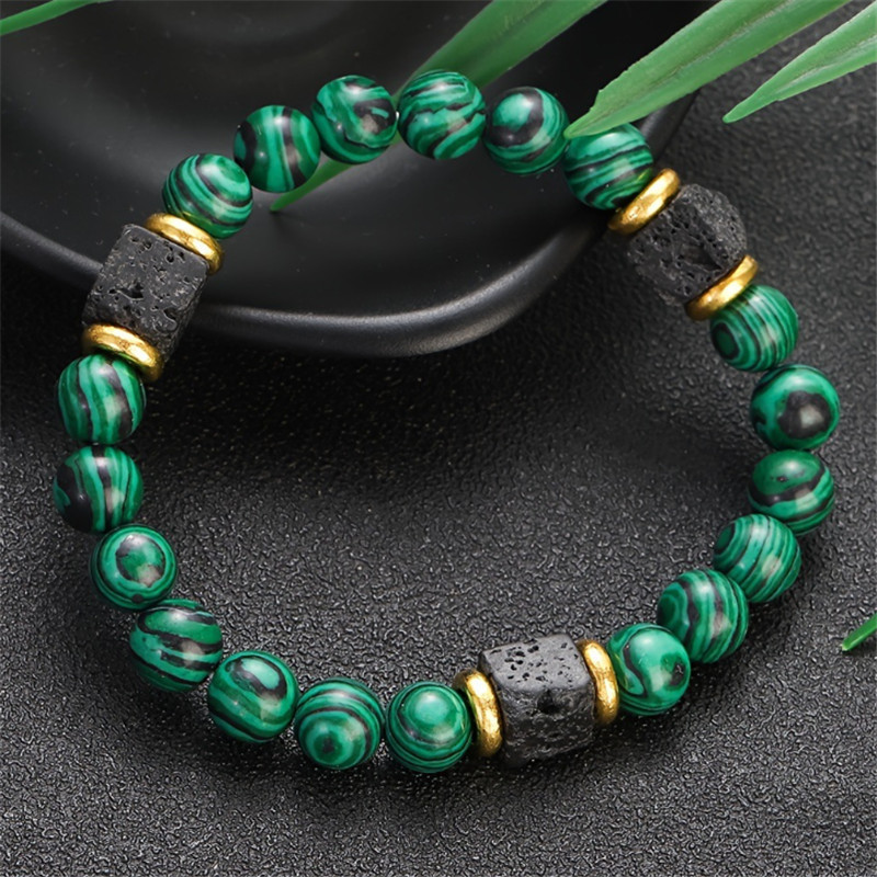 1pc Nouveau Bracelet en Malach - Mens Fashion Help avis et prix