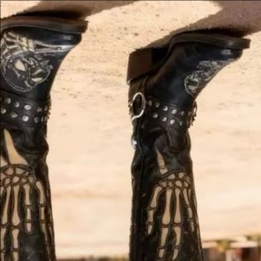 Bottes Western Totem Crâne Fem - Belt Mens Fashion avis et prix