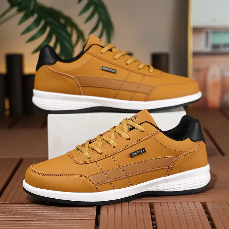 Chaussures en cuir PU pour hom - Mens Fashion Trainers avis et prix