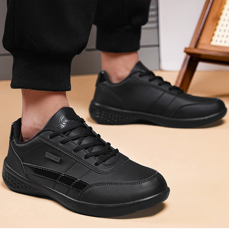 Chaussures en cuir PU pour hom - Mens Fashion Trainers avis et prix