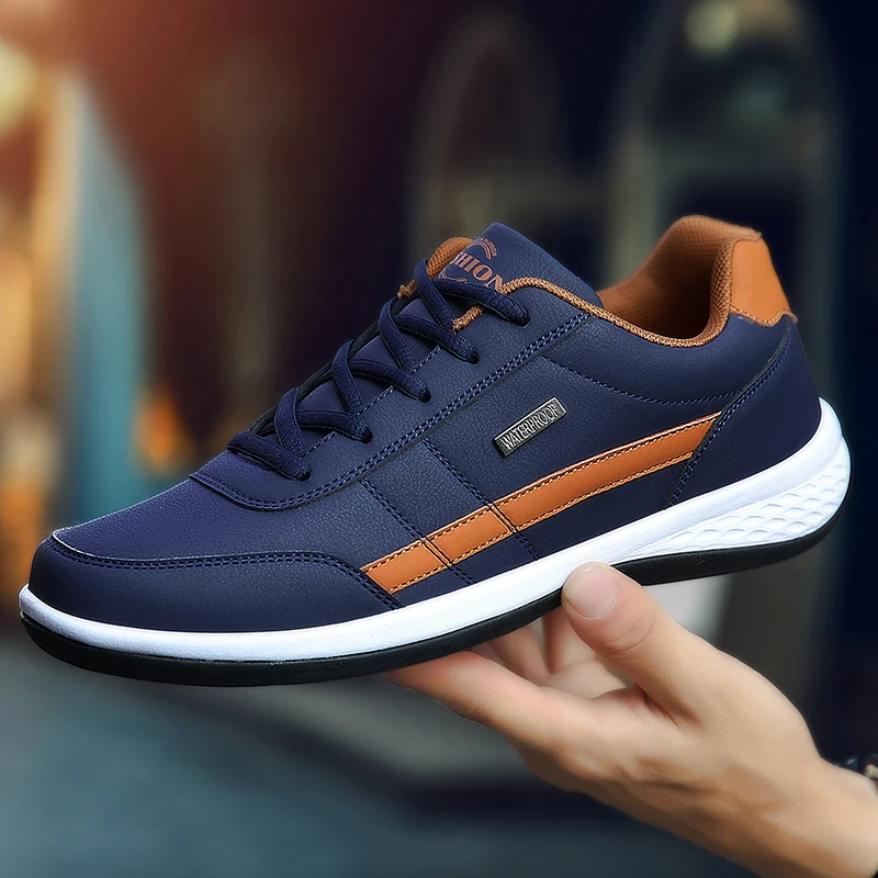Chaussures en cuir PU pour hom - Mens Fashion Trainers avis et prix