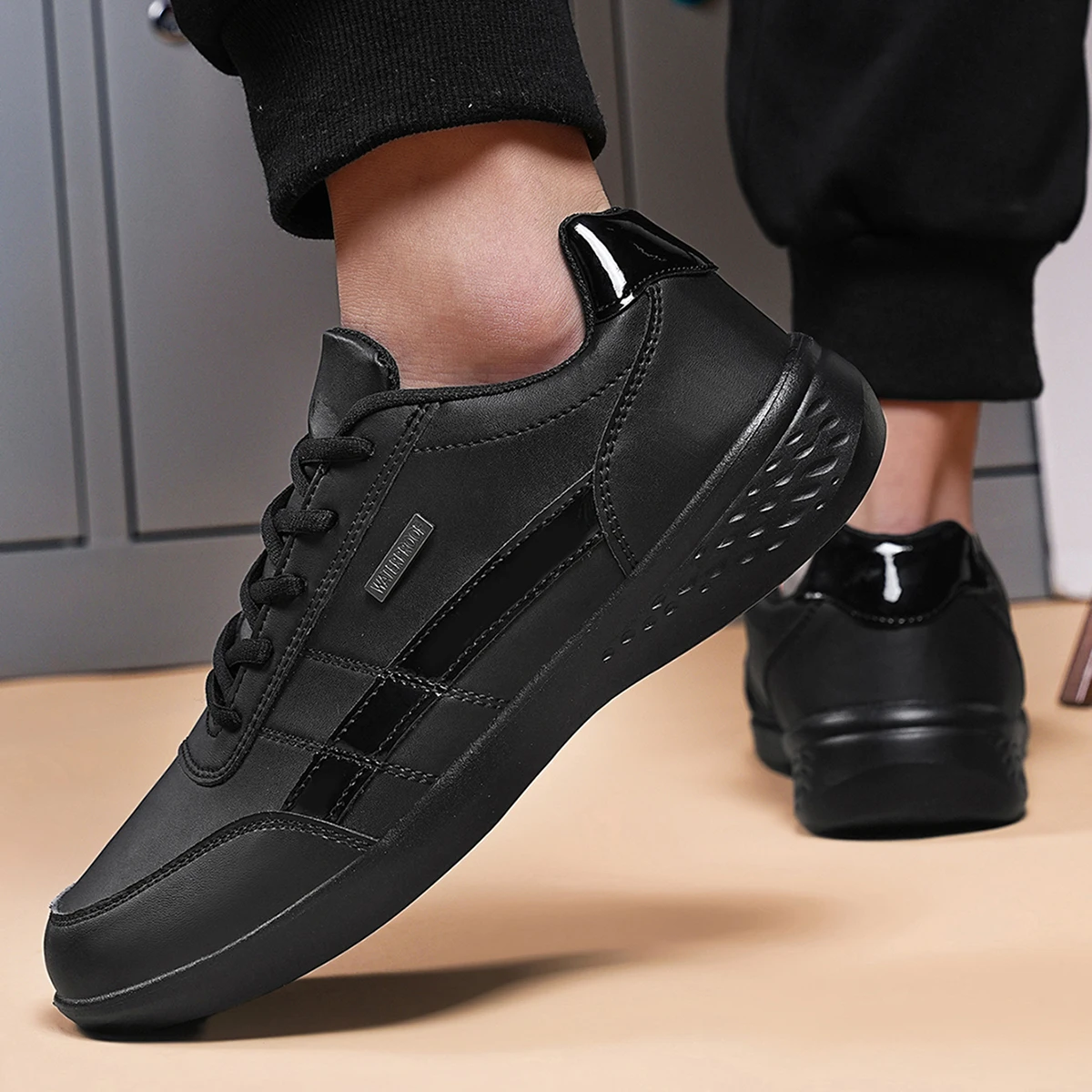 Chaussures en cuir PU pour hom - Mens Fashion Trainers avis et prix