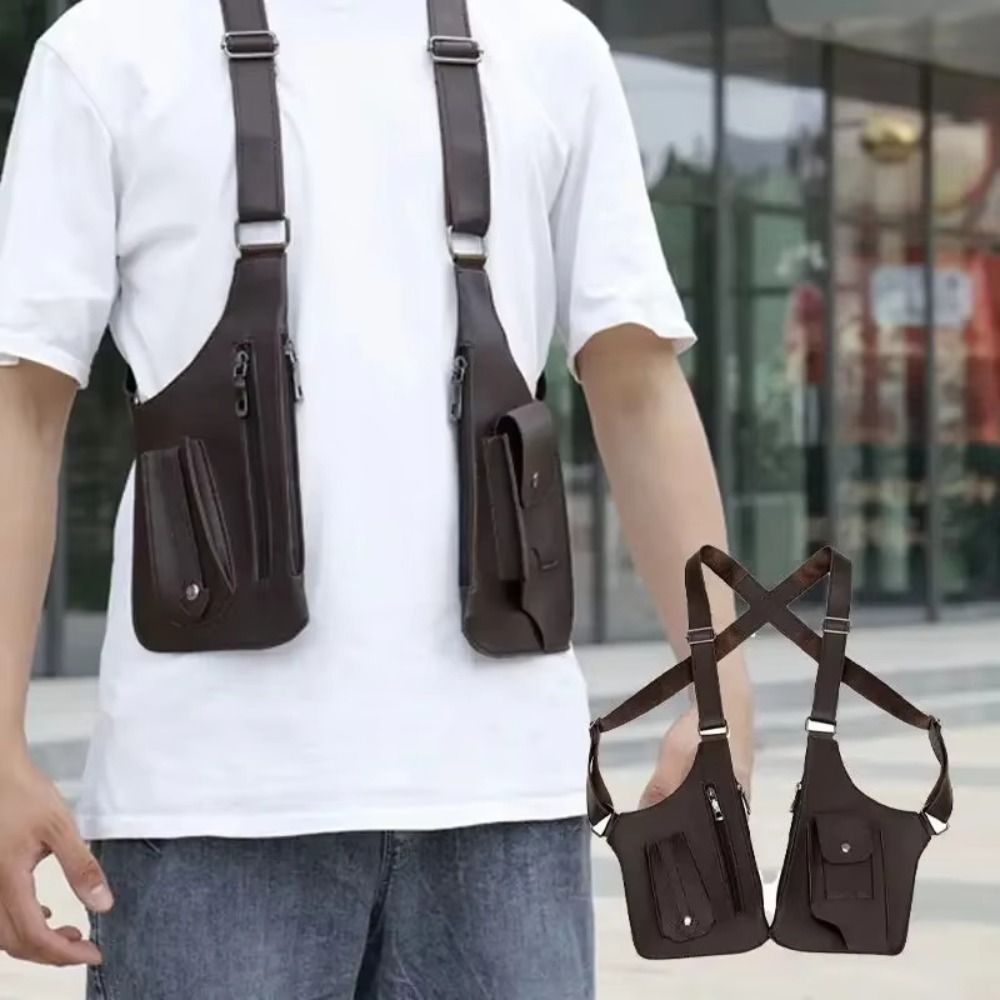 Sac de poitrine rétro antivol  - Mens Fashion Vest avis et prix