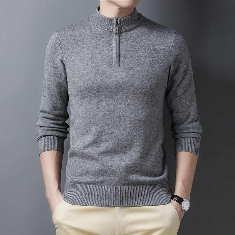 Pull en maille à demi-zip pour - Men'S Fashion Zip Sweater avis et prix