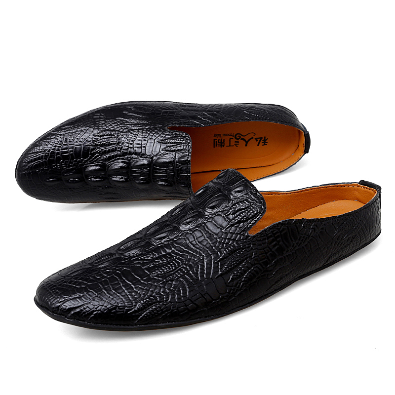 Demi-Mocassins en Cuir à Motif - Mens Fashion Mullet avis et prix