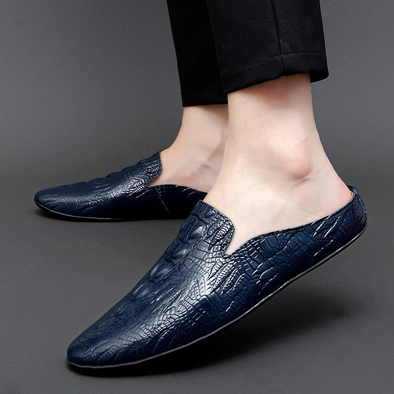 Demi-Mocassins en Cuir à Motif - Mens Fashion Mullet avis et prix