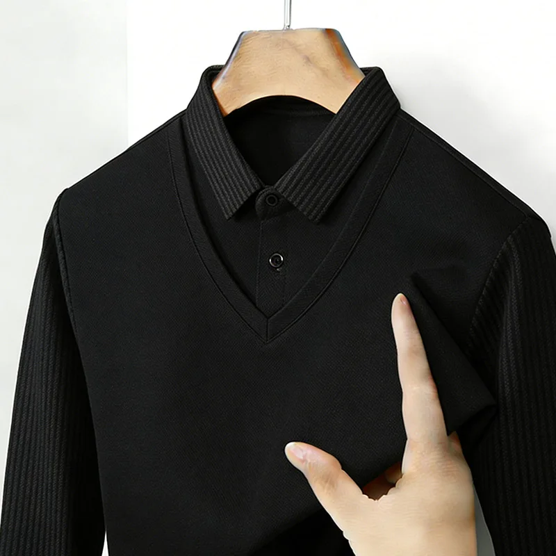 Chemise à col en V à manches l - Men'S Fashion Advice avis et prix