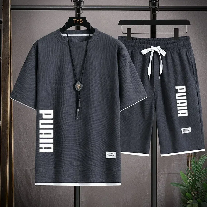 Nouvel ensemble 2-en-1 T-shirt - Men'S Fashion Advice avis et prix