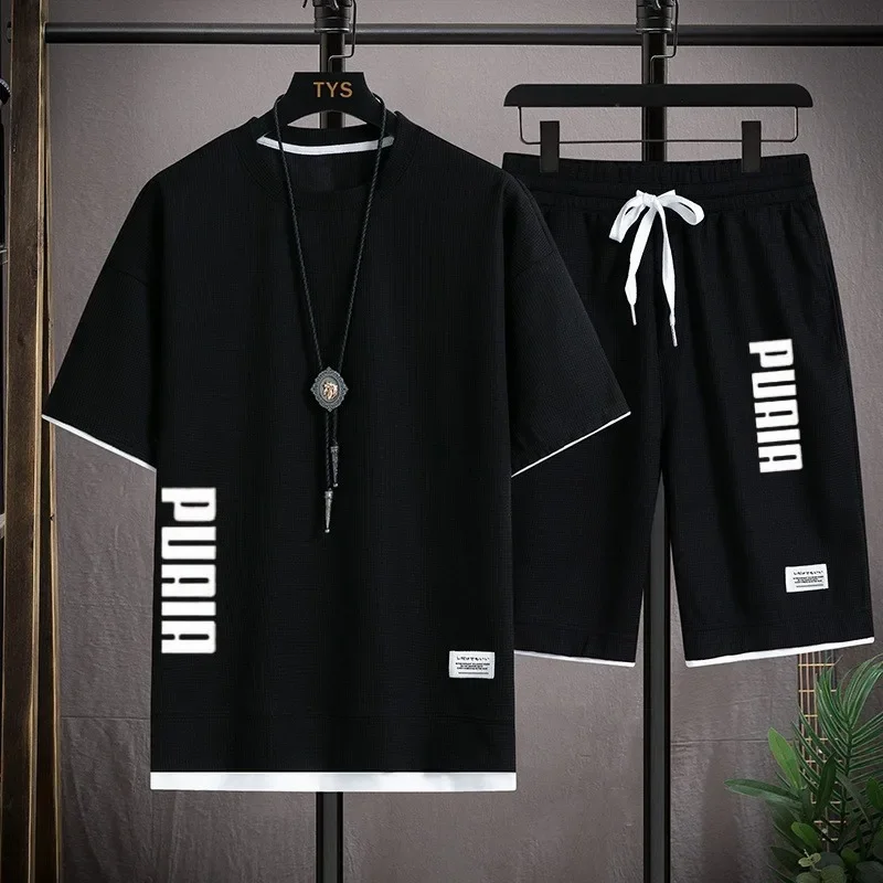 Nouvel ensemble 2-en-1 T-shirt - Men'S Fashion Advice avis et prix