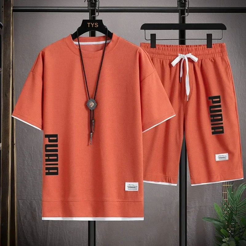 Nouvel ensemble 2-en-1 T-shirt - Men'S Fashion Advice avis et prix