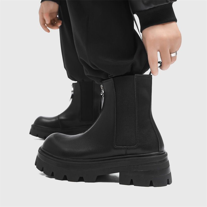 Hommes bottes Chelsea Pu cuir  - Chelsea Boots Men avis et prix