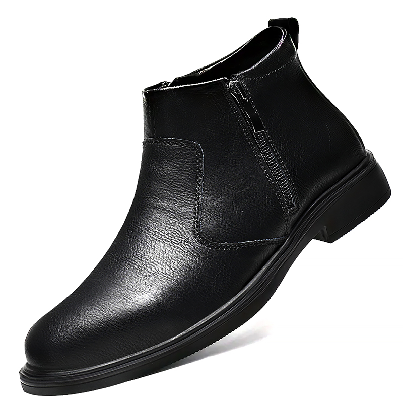 Nouvelles chaussures en cuir à - Chelsea Boots Men avis et prix