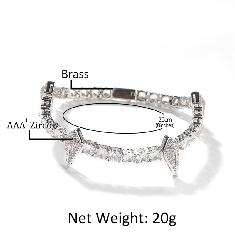 Bracelet à pointes Punk Hip Ho - Men'S Fashion Night Out avis et prix