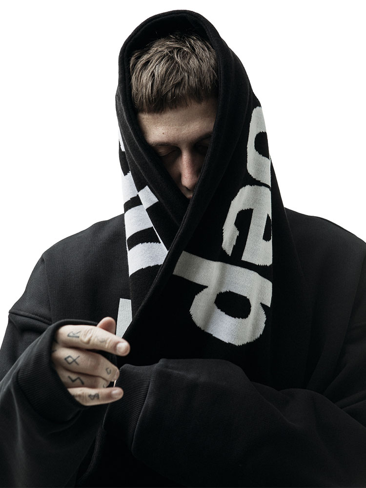 Écharpe Gothique Noire pour Ho - Men'S Fashion Korea avis et prix
