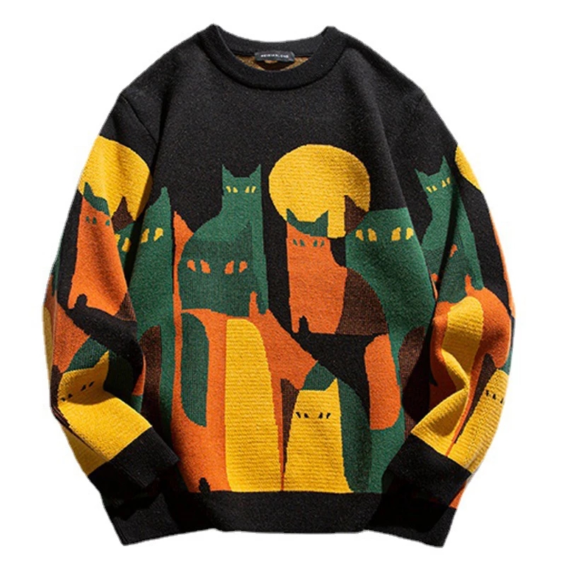Pull de dessin animé Harajuku  - Men'S Fashion Zip Sweater avis et prix