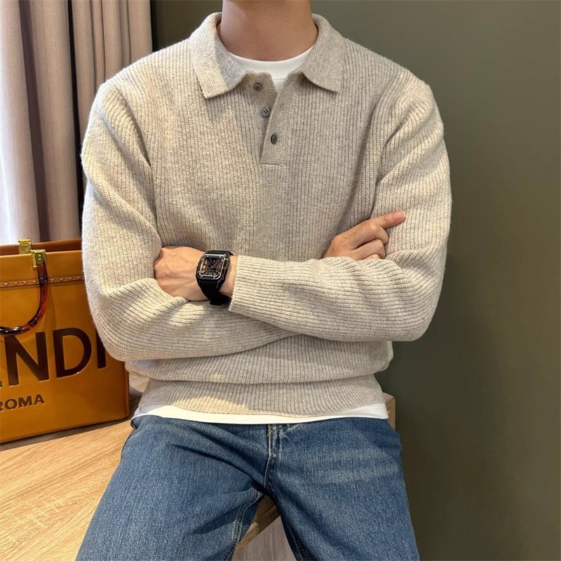 Pull en maille pour homme, pul - Men'S Fashion Korea avis et prix