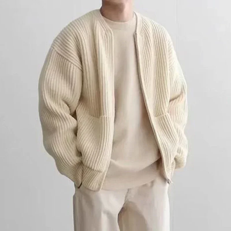 Automne 2026 Pull-cardigan en  - Men'S Fashion Zip Sweater avis et prix