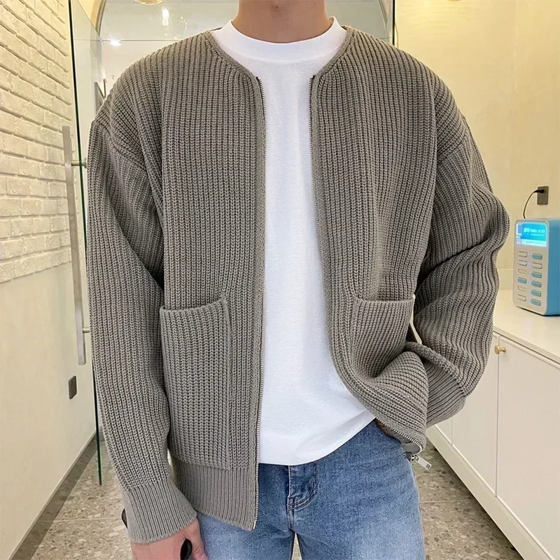 Automne 2026 Pull-cardigan en  - Men'S Fashion Zip Sweater avis et prix