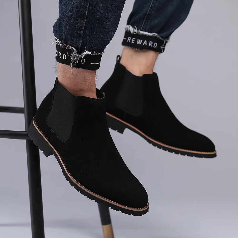 Hommes bottines Style britanni - Chelsea Boots Men avis et prix