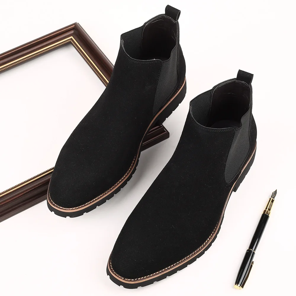 Hommes bottines Style britanni - Chelsea Boots Men avis et prix