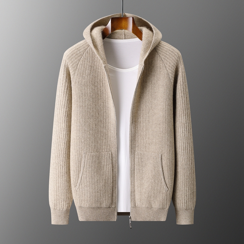 Cardigan à capuche épais avec  - Men'S Fashion Zip Sweater avis et prix