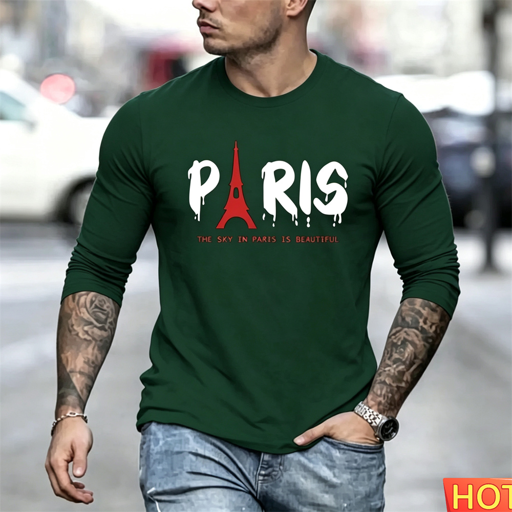 T-shirt à manches longues pour - Men'S Fashion Y2K avis et prix