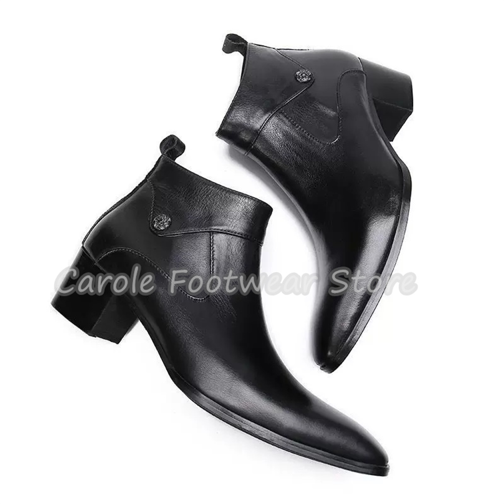 Bottines vintage à bout carré  - Chelsea Boots Men avis et prix