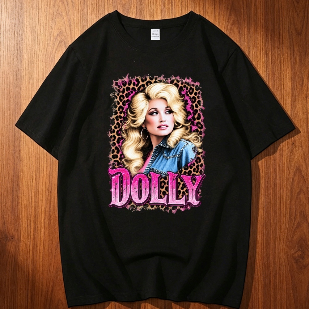 T-shirts en coton Dolly Parton - Men'S Fashion University avis et prix