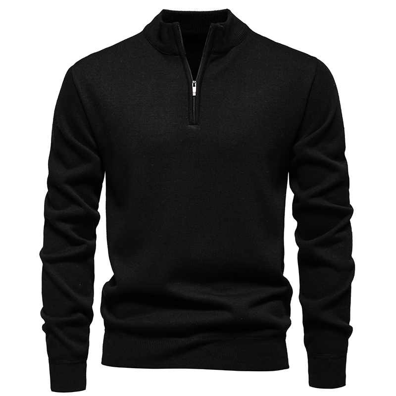 Pull à col montant mi-zippé po - Men'S Fashion Zip Sweater avis et prix