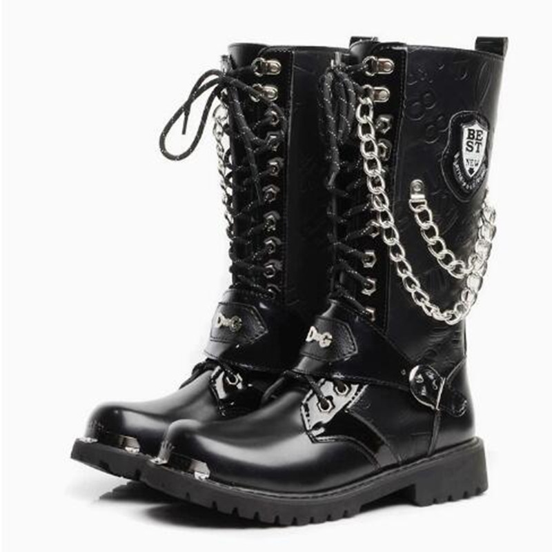 Bottes de moto pour hommes, mi - Belt Mens Fashion avis et prix