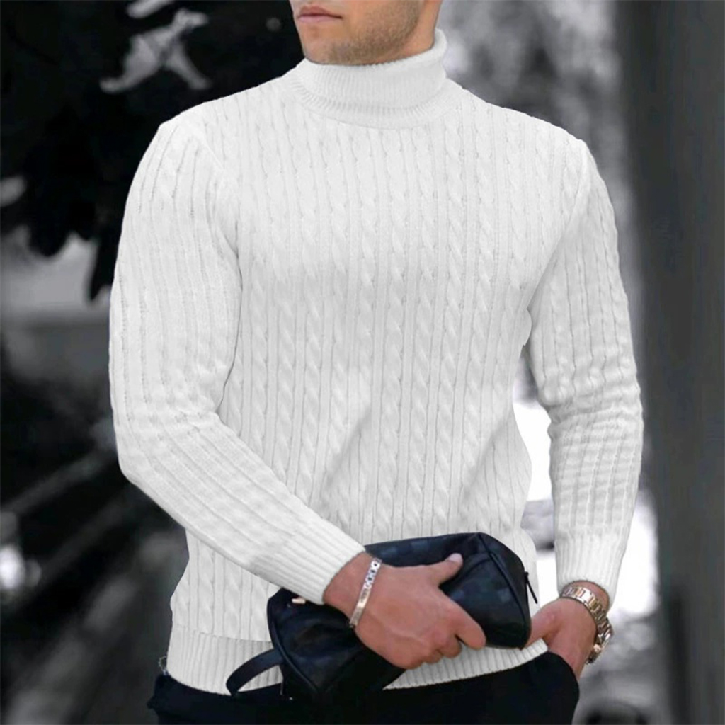 Pull en tricot pour hommes, co - Mens Fashion Mullet avis et prix
