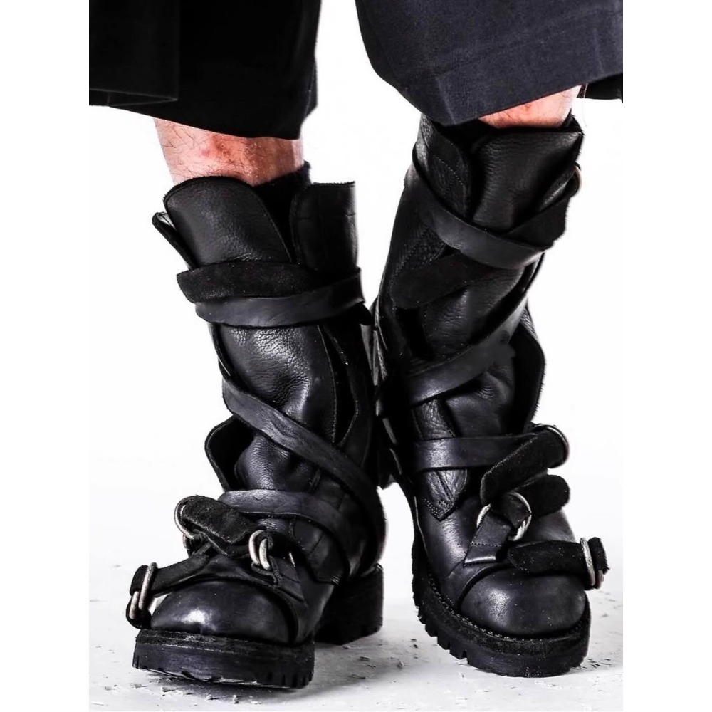 Bottes de moto en cuir pour ho - Belt Mens Fashion avis et prix